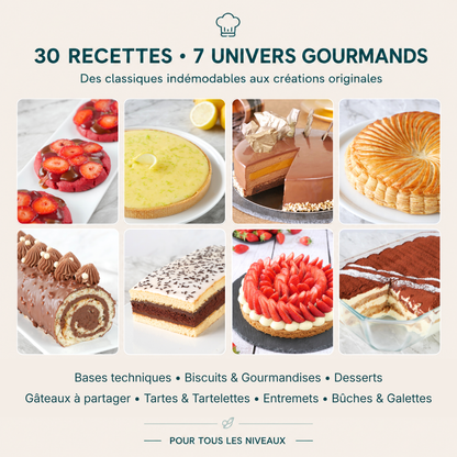 EBOOK 1 – 30 recettes de pâtisserie