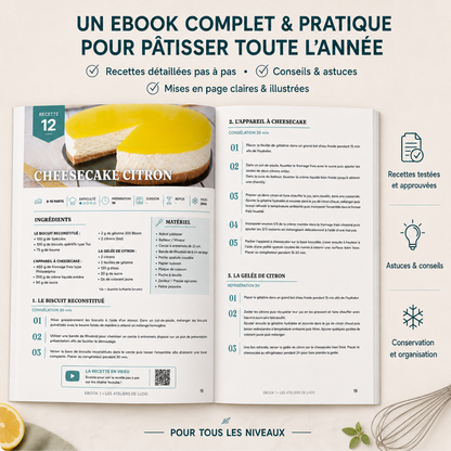EBOOK 1 – 30 recettes de pâtisserie