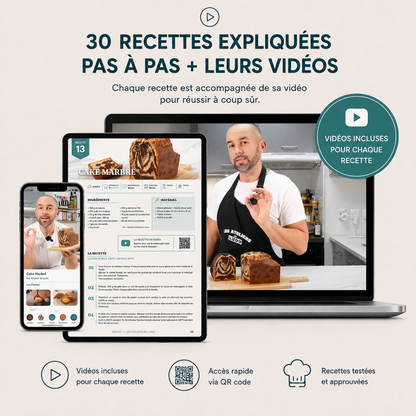 EBOOK 1 – 30 recettes de pâtisserie