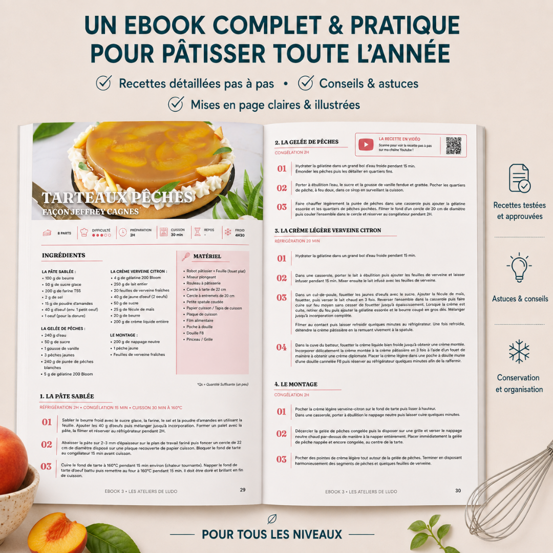 EBOOK 3 – 30 recettes de pâtisserie