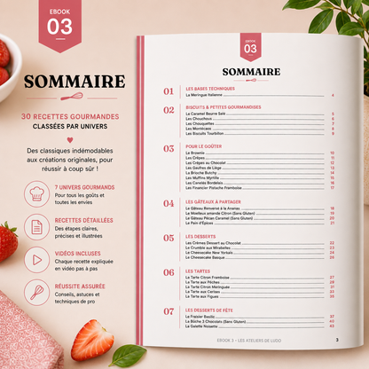 EBOOK 3 – 30 recettes de pâtisserie